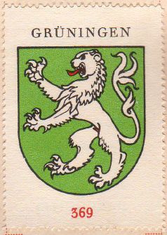 Wappen von/Blason de Grüningen (Zürich)