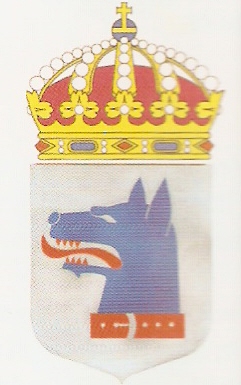 Coat of arms (crest) of the HMS Väktaren, Swedish Navy