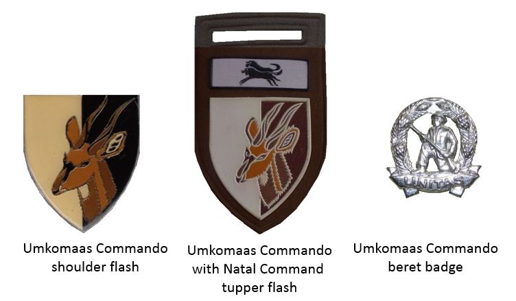 Coat of arms (crest) of the Umkomaas Commando, South African Army