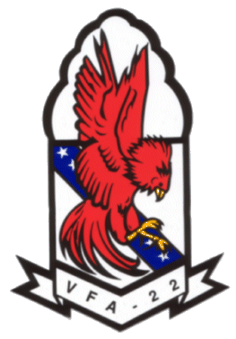 Coat of arms (crest) of the VFA-22 Fighting Redcocks, US Navy