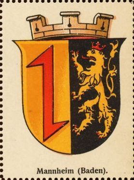 Wappen von Mannheim/Coat of arms (crest) of Mannheim