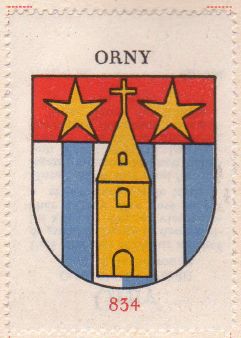 Wappen von/Blason de Orny