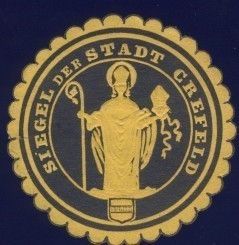 Wappen von Krefeld/Coat of arms (crest) of Krefeld