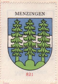 Wappen von/Blason de Menzingen (Zug)