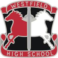 Coat of arms (crest) of Westfield High School Junior Reserve Officer Training Corps, US Army