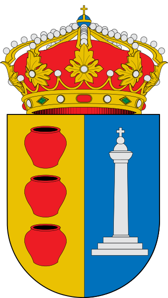 Escudo de Tinajas (Cuenca)/Arms (crest) of Tinajas (Cuenca)