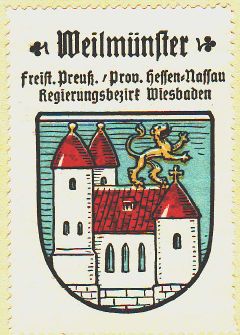Wappen von Weilmünster/Coat of arms (crest) of Weilmünster