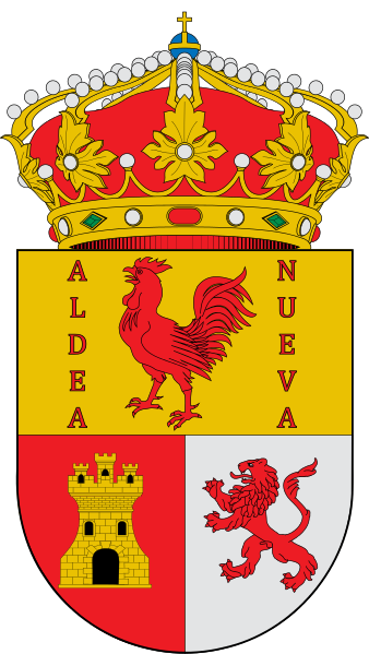 Escudo de Aldeanueva de Guadalajara/Arms (crest) of Aldeanueva de Guadalajara