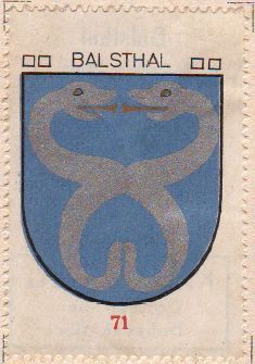 Wappen von/Blason de Balsthal