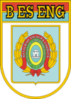 Coat of arms (crest) of the Engineer School Battalion - Villagran Cabrita Battalion, Brazilian Army
