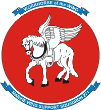 Coat of arms (crest) of MWSS-271 Workhorse of the Wing, USMC