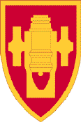 Coat of arms (crest) of Field Artillery School, US Army