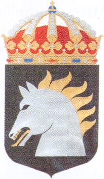 Coat of arms (crest) of the HMS Magne, Swedish Navy
