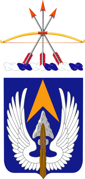 Coat of arms (crest) of 112th Aviation Regiment, North Dakota Army National Guard