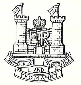 Coat of arms (crest) of the Suffolk and Norfolk Yeomanry, British Army
