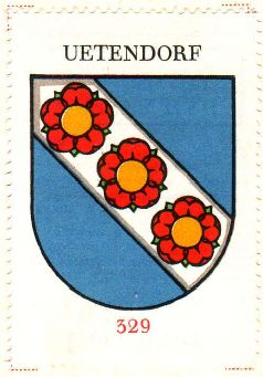 Wappen von/Blason de Uetendorf