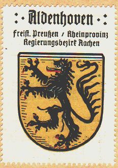 Wappen von Aldenhoven/Coat of arms (crest) of Aldenhoven