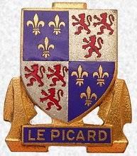 Coat of arms (crest) of the Frigate Le Picard (F766), French Navy