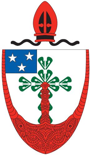 Arms (crest) of the Maori Anglican Diocese of Te Waipounamu