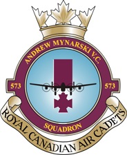 Coat of arms (crest) of the No 573 (Andrew Mynarski, VC) Squadron, Royal Canadian Air Cadets