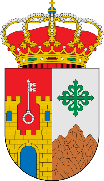 Escudo de Santa Cruz de la Sierra (Cáceres)/Arms (crest) of Santa Cruz de la Sierra (Cáceres)