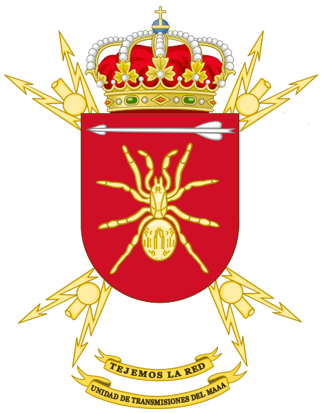 File:Signal Battalion of the Air Defence Command, Spanish Army.png
