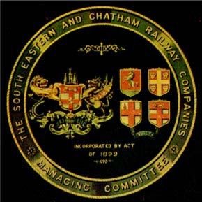 Coat of arms (crest) of South Eastern and Chatham Railway
