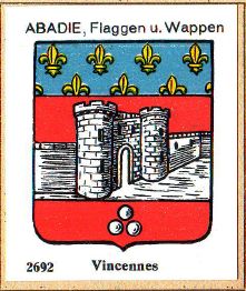 Wappen von Vincennes/Coat of arms (crest) of Vincennes