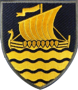 Coat of arms (crest) of 36th Marine Infantry Brigade Named after Rear-Admiral Mykhailo Bilynsky, Ukrainian Navy