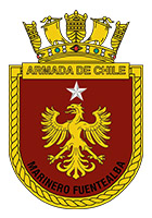 Coat of arms (crest) of the Ocean Patrol Vessel Marinero Fuentealba (OPV-83), Chilean Navy