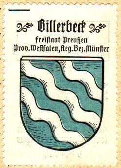Wappen von Billerbeck (Coesfeld)/Coat of arms (crest) of Billerbeck (Coesfeld)