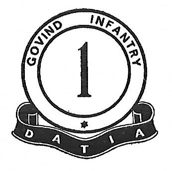 Blason de Datia 1st Govind Infantry, Datia/Arms (crest) of Datia 1st Govind Infantry, Datia