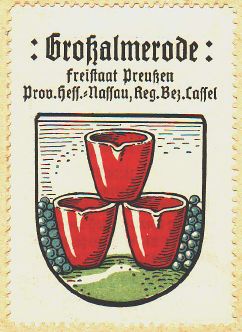 Wappen von Grossalmerode/Coat of arms (crest) of Grossalmerode
