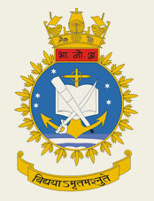 Coat of arms (crest) of the Indian Naval Academy