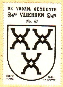 Wapen van Vlierden/Coat of arms (crest) of Vlierden