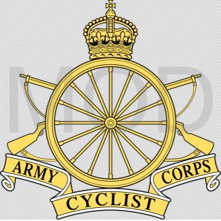 Coat of arms (crest) of the Army Cyclist Corps, British Army