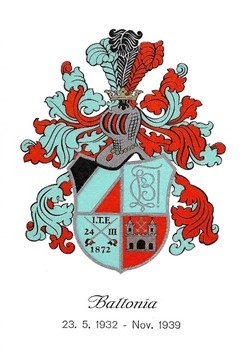 Arms (crest) of the Corps Baltonia Dorpat (Tartu)