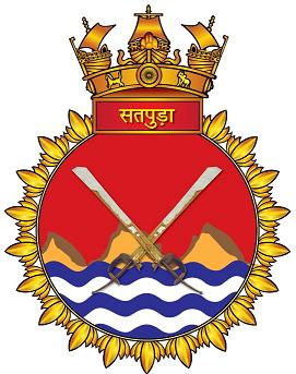 Blason de INS Satpura, Indian Navy/Arms (crest) of INS Satpura, Indian Navy