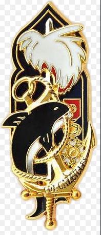 Coat of arms (crest) of the Promotion 1995-1998 Colonel Cazeilles of the Special Military School Saint-Cyr Coëtquidan, French Army