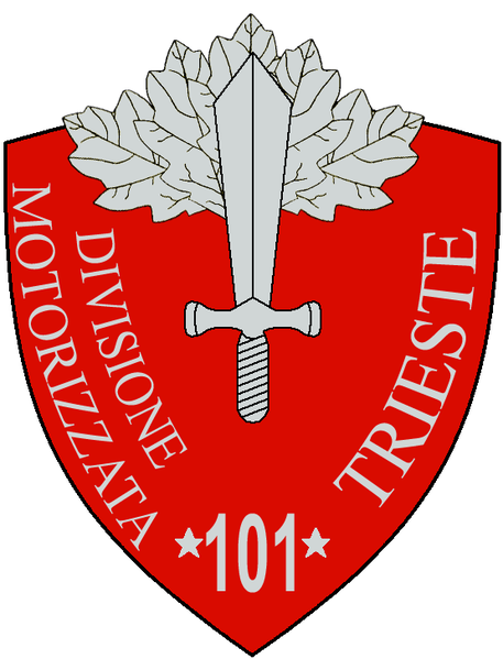File:101st Motorized Division Trieste, Italian Army.png