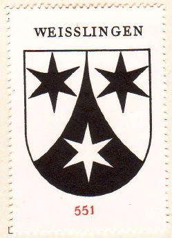 Wappen von/Blason de Weisslingen