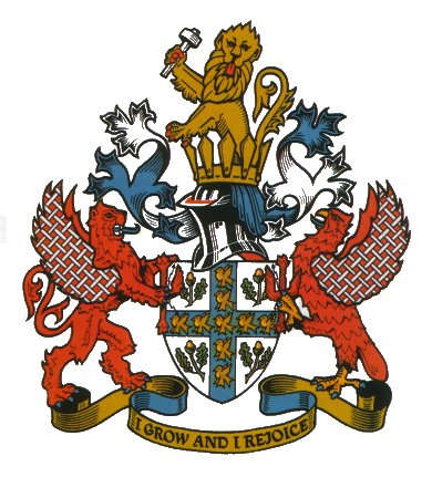 Arms (crest) of Crawley