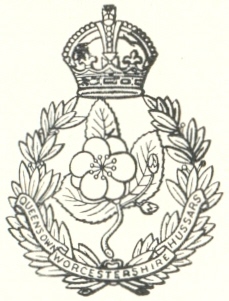 Coat of arms (crest) of the Queen's Own Worcestershire Hussars, British Army)