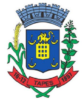 Arms (crest) of Tapes (Rio Grande do Sul)