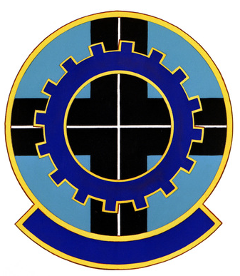 Coat of arms (crest) of the 10th Transportation Squadron, US Air Force