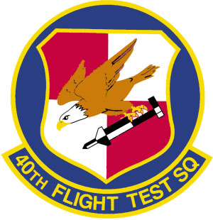 Coat of arms (crest) of the 40th Flight Test Squadron, US Air Force