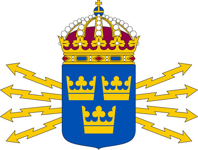 Coat of arms (crest) of the Command and Control Regiment, Swedish Army