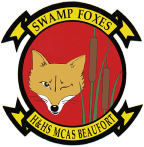 Coat of arms (crest) of Headquarters and Headquarters Squadron MCAS Beaufort, USMC