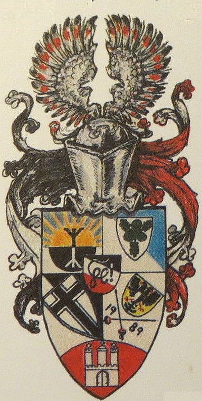 Coat of arms (crest) of Burschenschaft Chattia zu Hamburg
