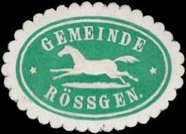 Wappen von Rößgen/Arms (crest) of Rößgen